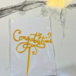 Congratulations Acrylic Topper – 6inches