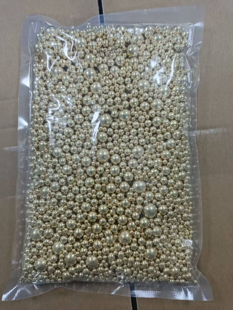 Gold sugar beads Edible Gold Sugar Bead - Image 1