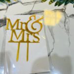 Mr & Mrs Acrylic Topper – 6inches