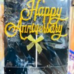 Happy Anniversary Toppers -  9inches