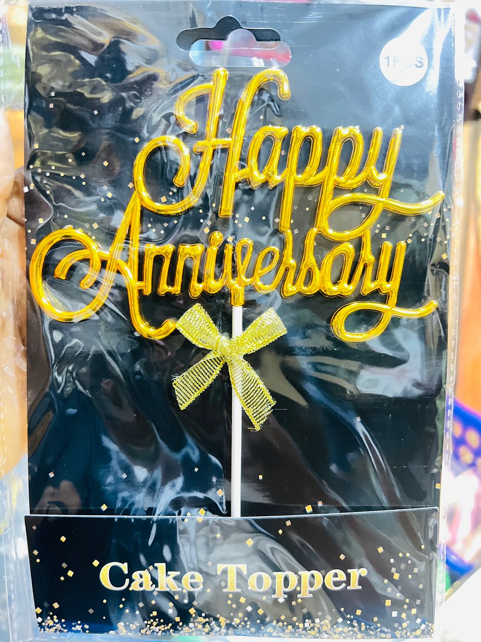 anniversary Happy Anniversary Toppers - 9inches - Image 1