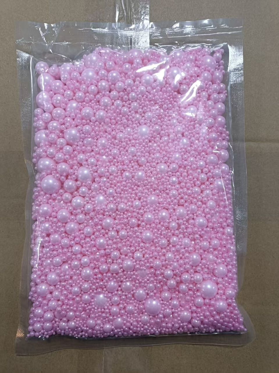 baby pink Baby Pink Sugar Bead - Mixed sizes - Image 1