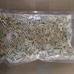 Gold Sugar bead - Needle shape | 1 inch