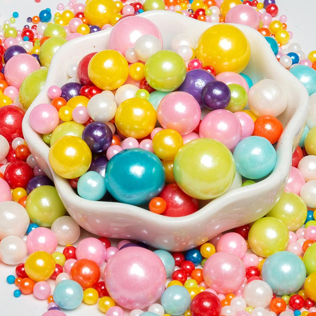 Mixed coloured dragees Mixed Coloured Dragees - Mixed sizes - Image 1